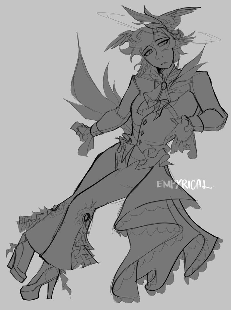 Full body, sketch