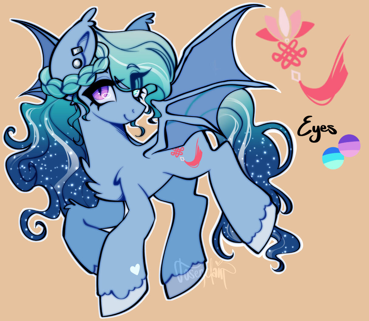 Full body, flat colour